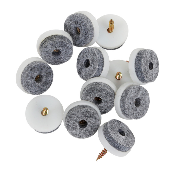 Möbeltass Filt/Plast Ø24 mm 12-pack Home>it